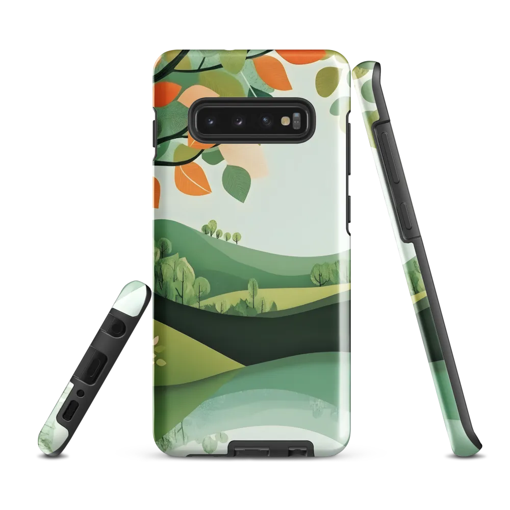 Autumn's Reflection | Phone Case |  S10 Plus | Tough Case | Glossy