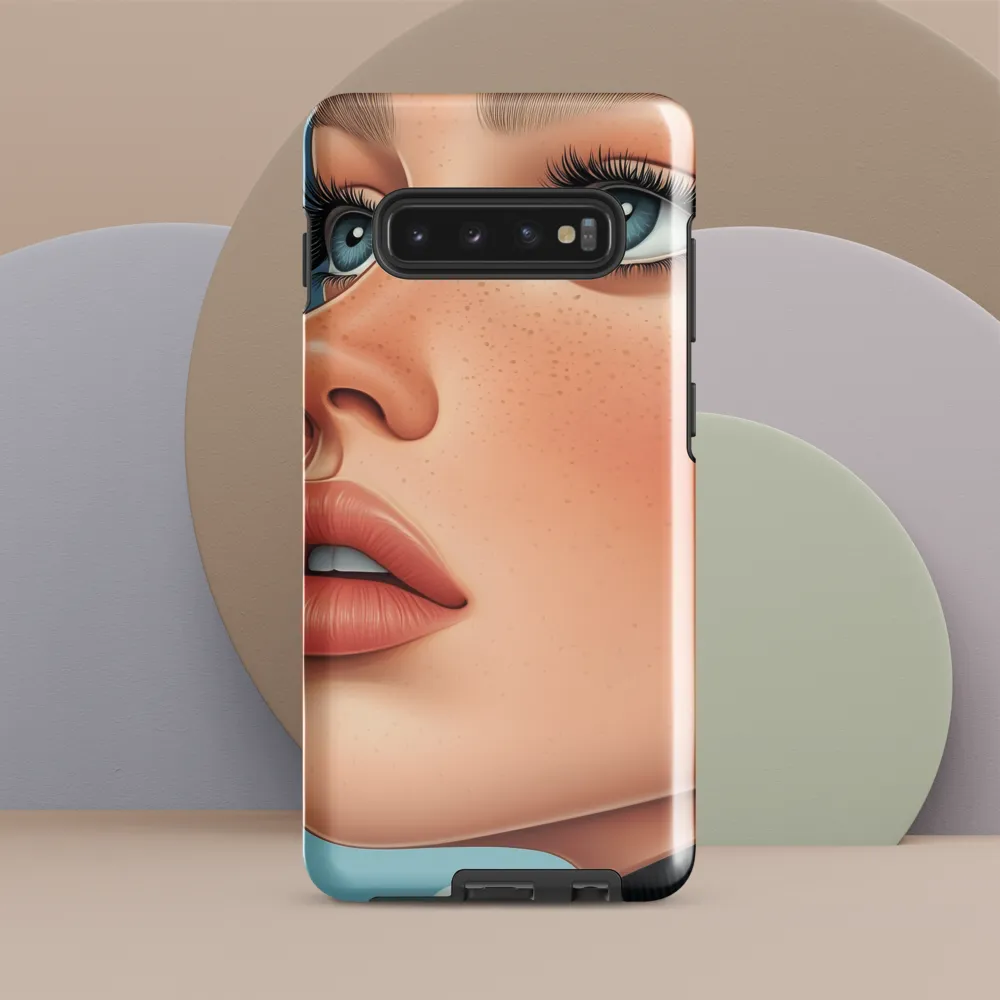 Serenity in Blue | Phone Case |  S10 Plus | Tough Case | Glossy