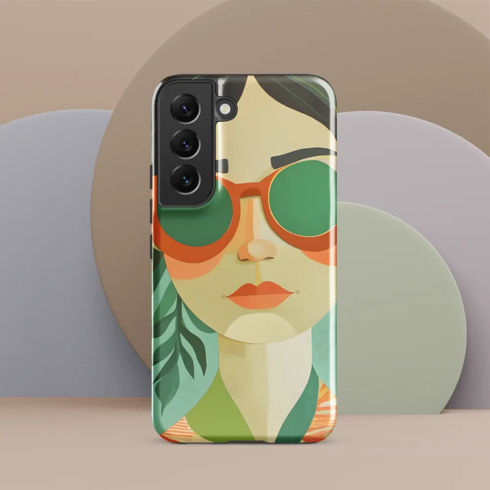 Bold Serenity: A Modern Portrait