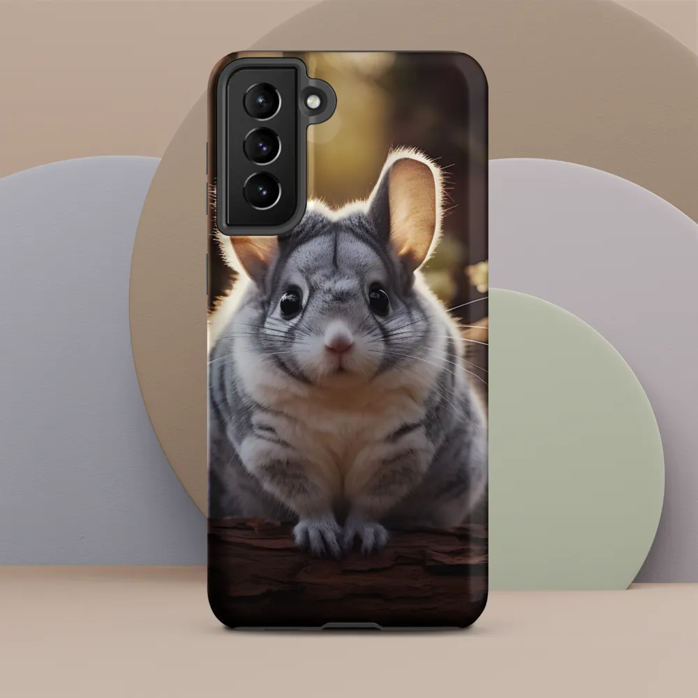 Curious Chinchilla in the Forest