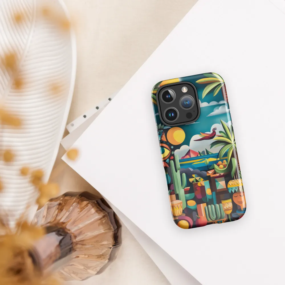 Whimsical Oasis | Phone Case |  16 Pro | Tough Case | Glossy