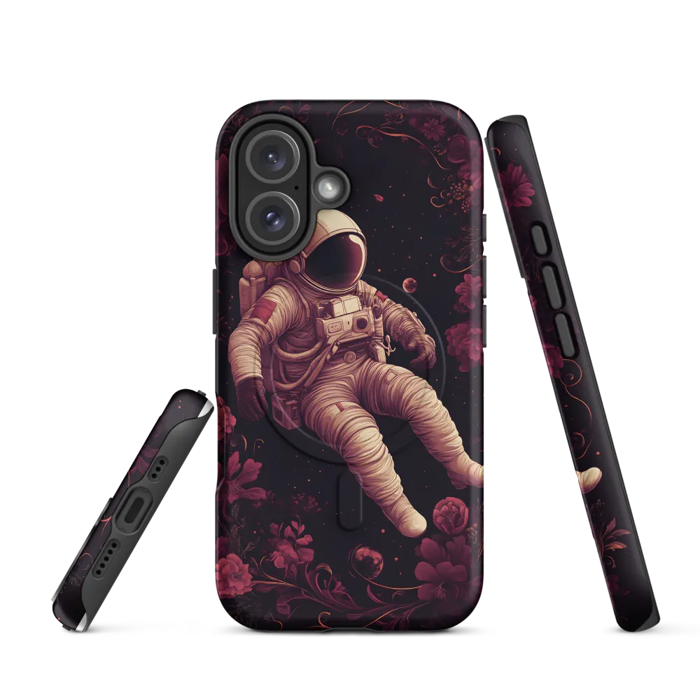Cosmic Bloom: An Astronaut's Journey