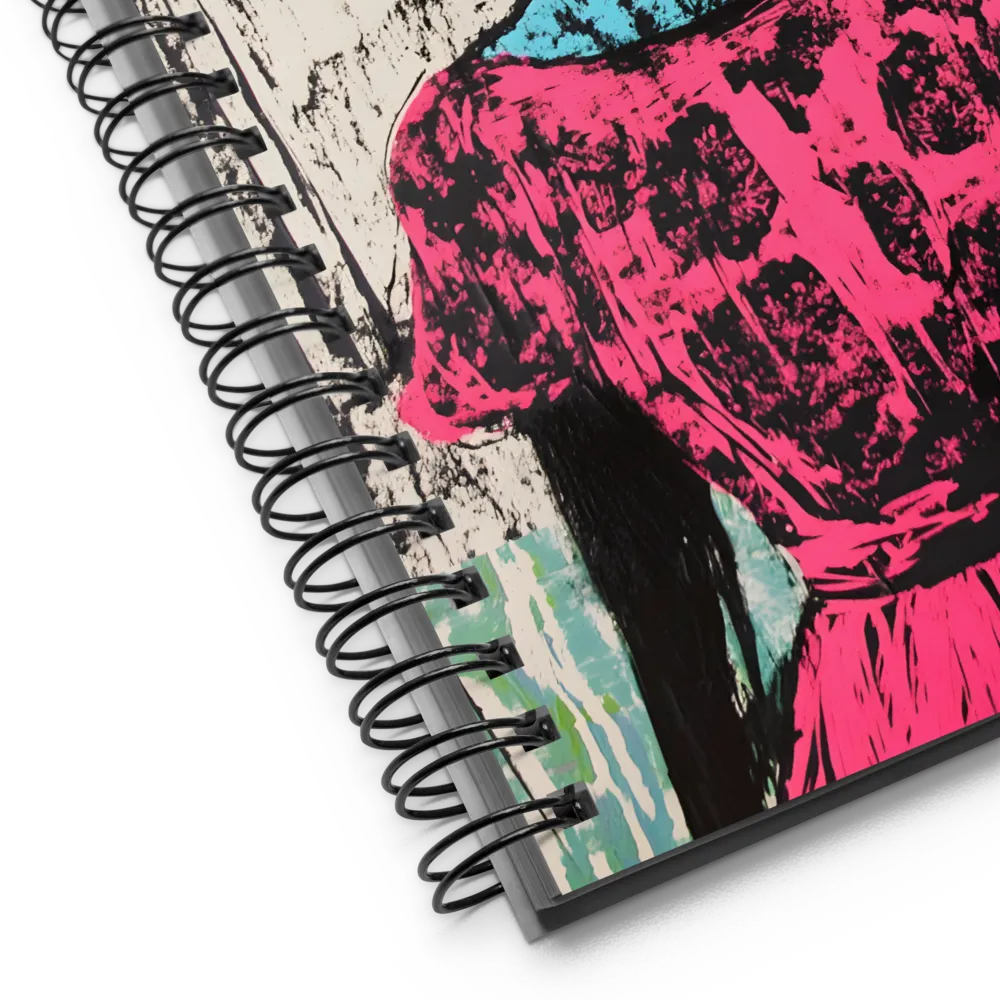 Portrait of Color and Freedom | Spiral Notebook