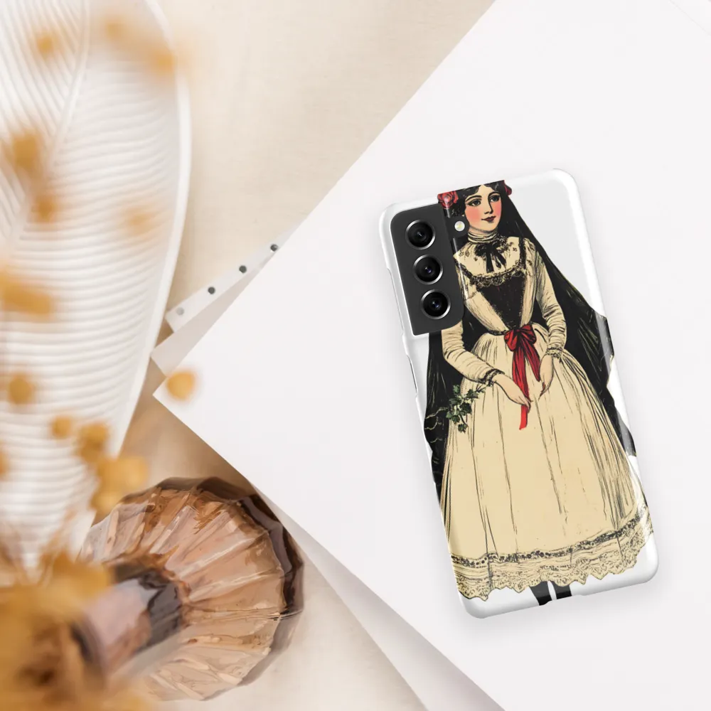 Elegance in Tradition: A Folk Portrait