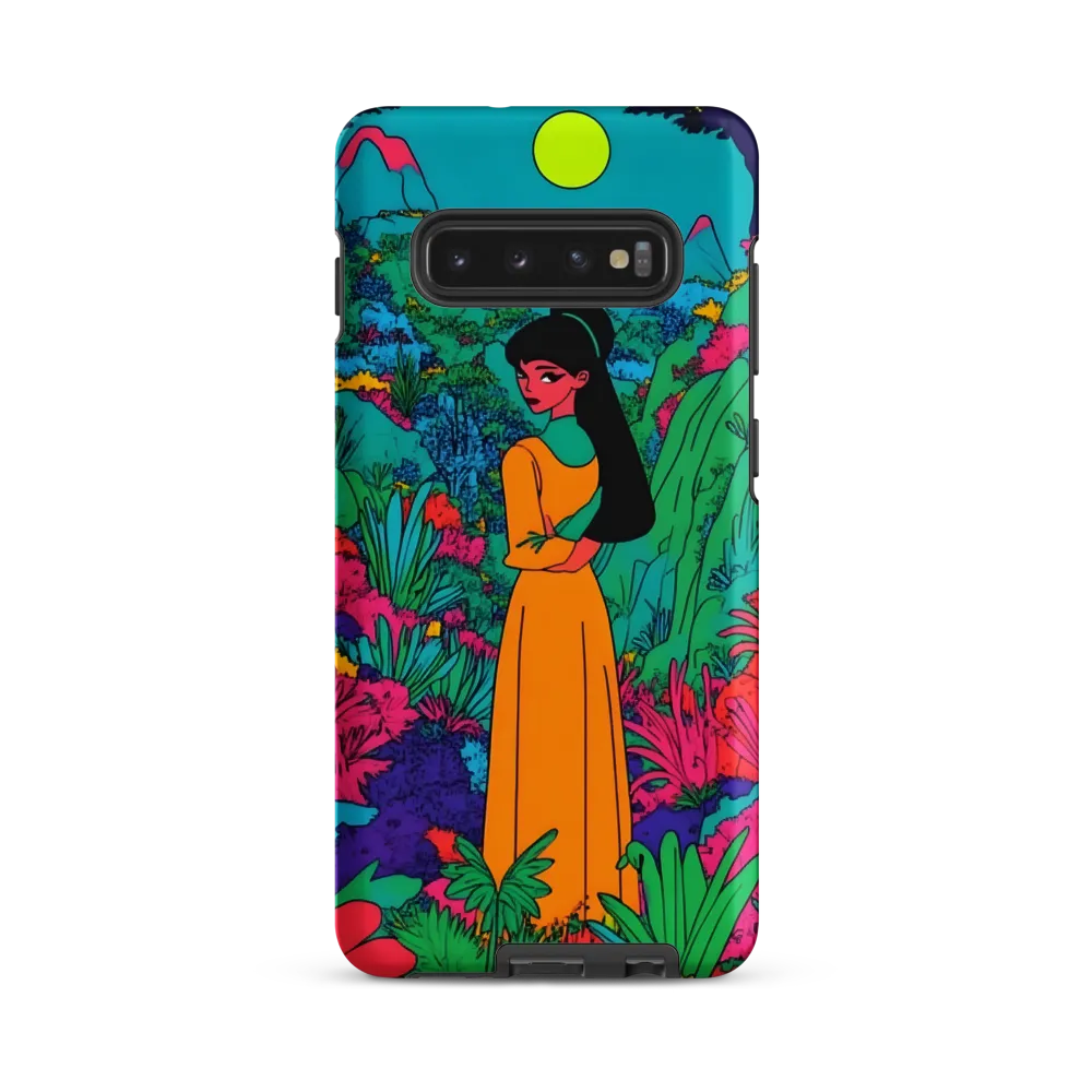 Ethereal Serenity in a Psychedelic Landscape