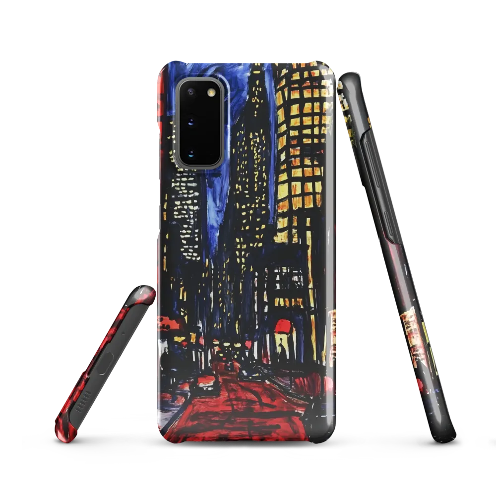 Midnight Avenue in Red and Blue