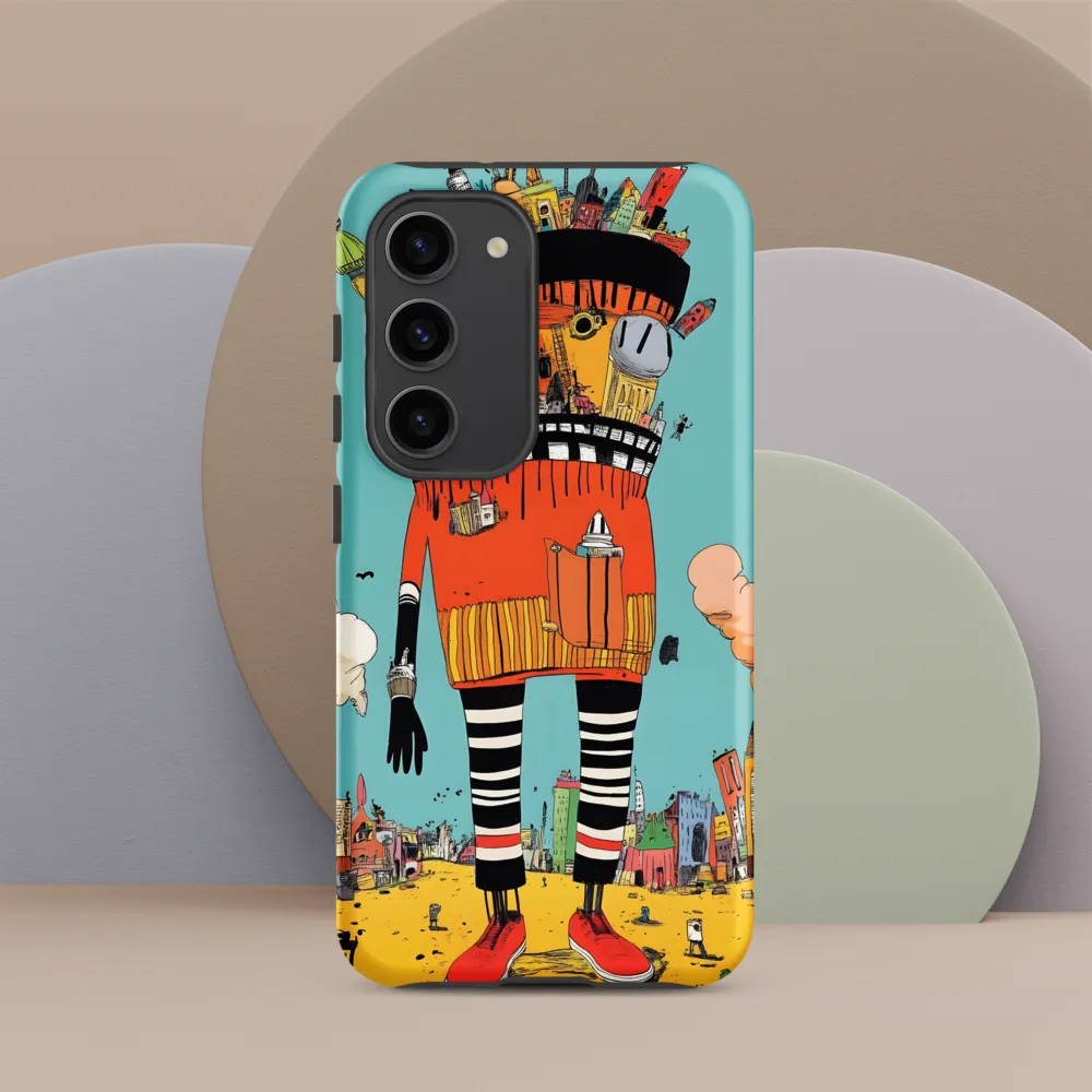 Urban Fantasia: A Whimsical Encounter | Phone Case |  S23 | Tough Case | Matte