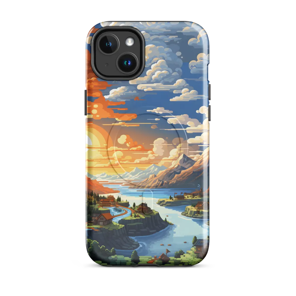 Tranquil Sunset Over Serene Landscape