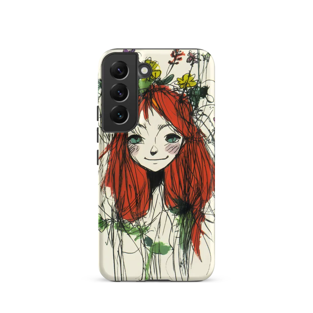 Whimsical Floral Portrait