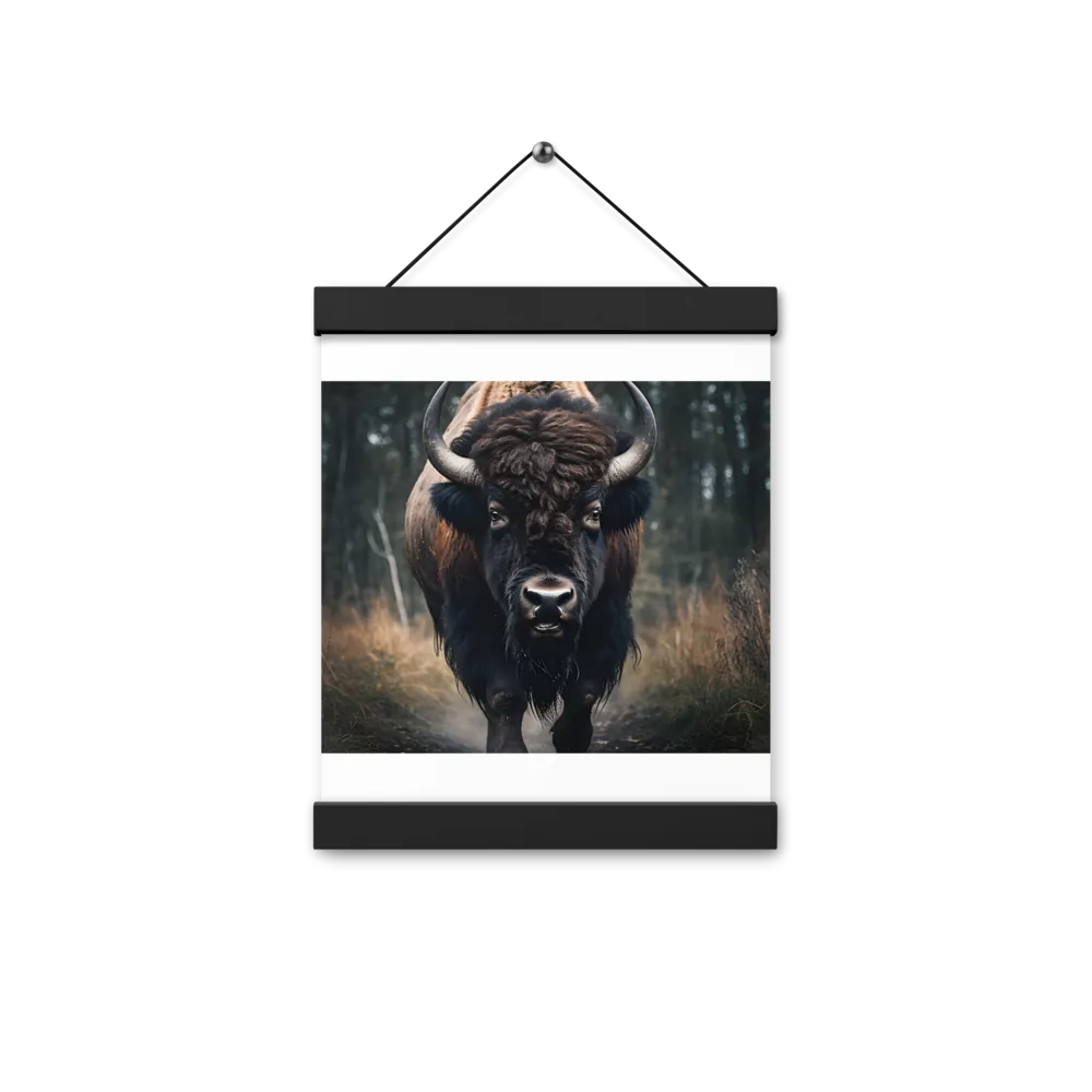 Majesty in the Wilderness | Poster With Black Wood Hanger | 8″×10″
