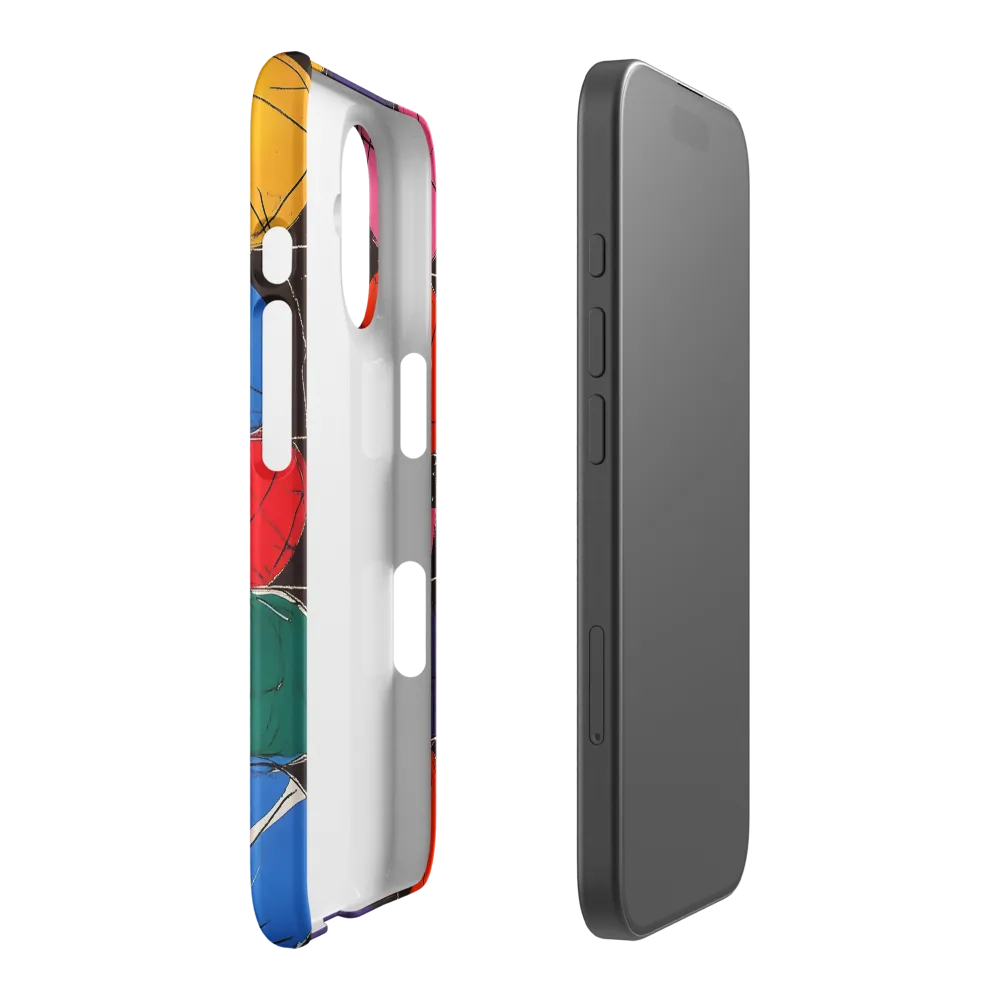 Colorful Circles in Abstract Harmony | Phone Case |  16 | Snap Case | Matte