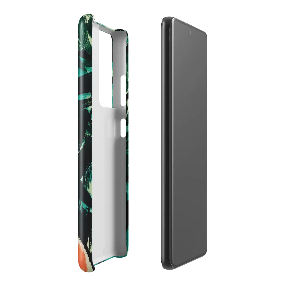 Curious Giraffe in Lush Greenery | Phone Case |  S21 Ultra | Snap Case | Glossy