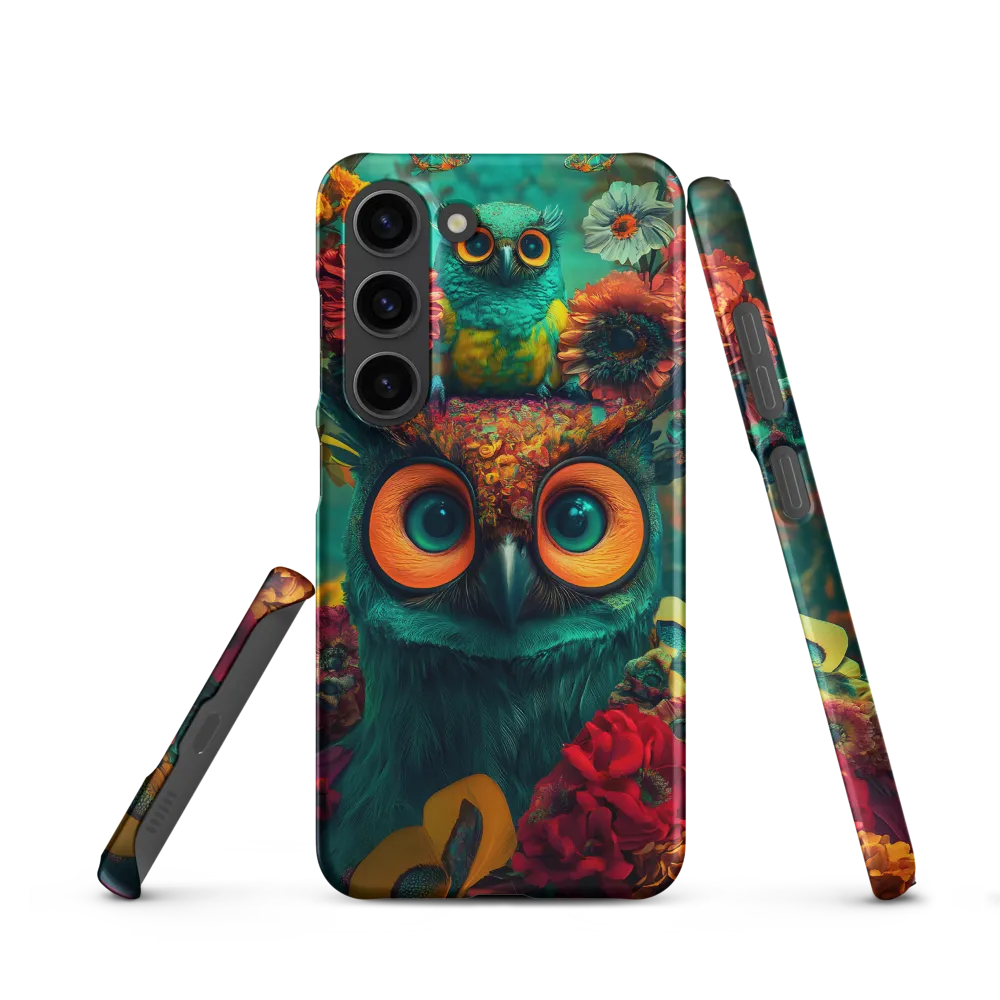 Majestic Harmony: The Floral Owl