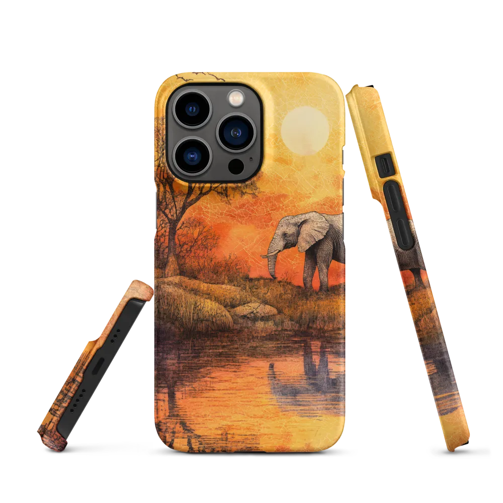 Elephant's Serenity at Dusk