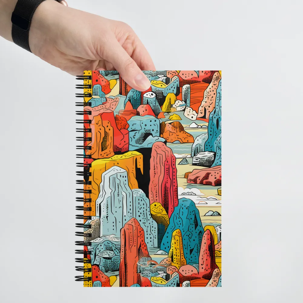 Whimsical Mountain Wonderland | Spiral Notebook