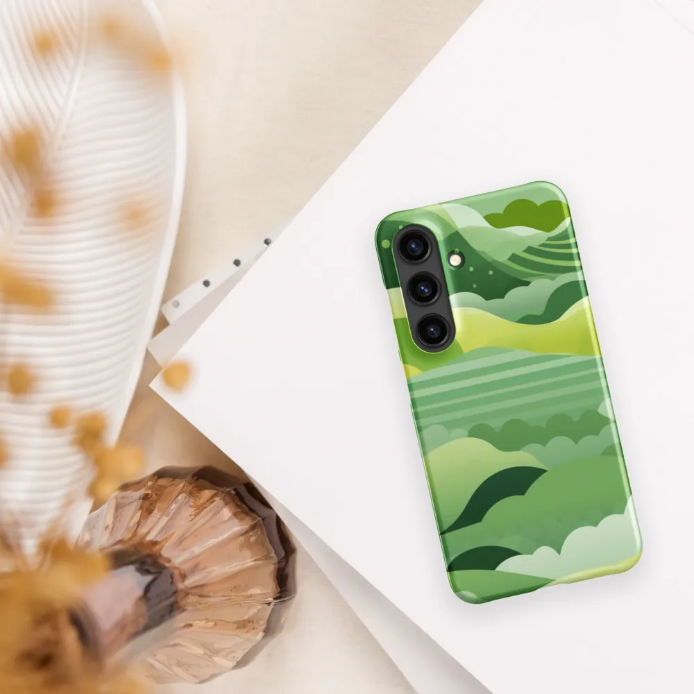 Tranquility in Green Waves