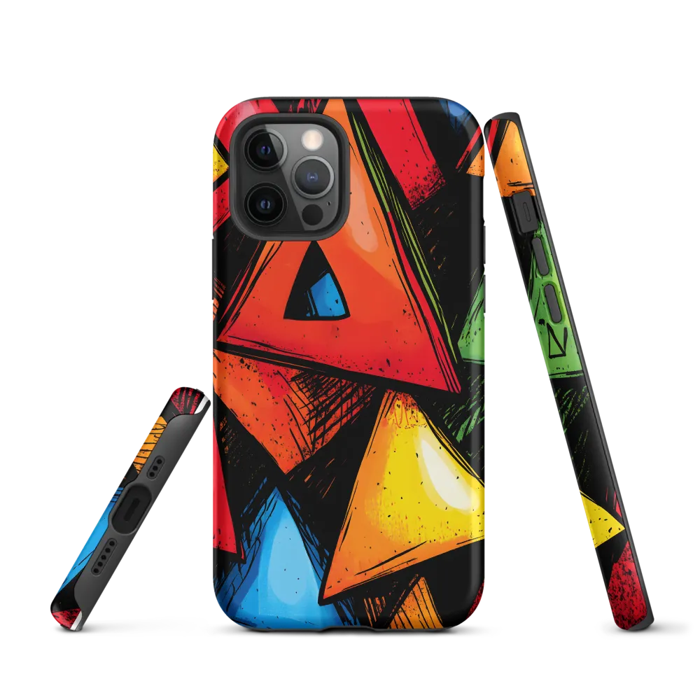 Vibrant Triangles in Abstract Harmony