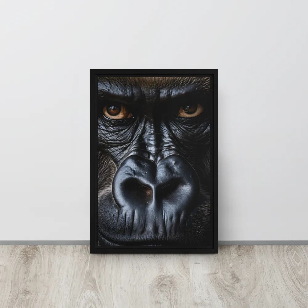 Gaze of the Wild: A Gorilla's Portrait