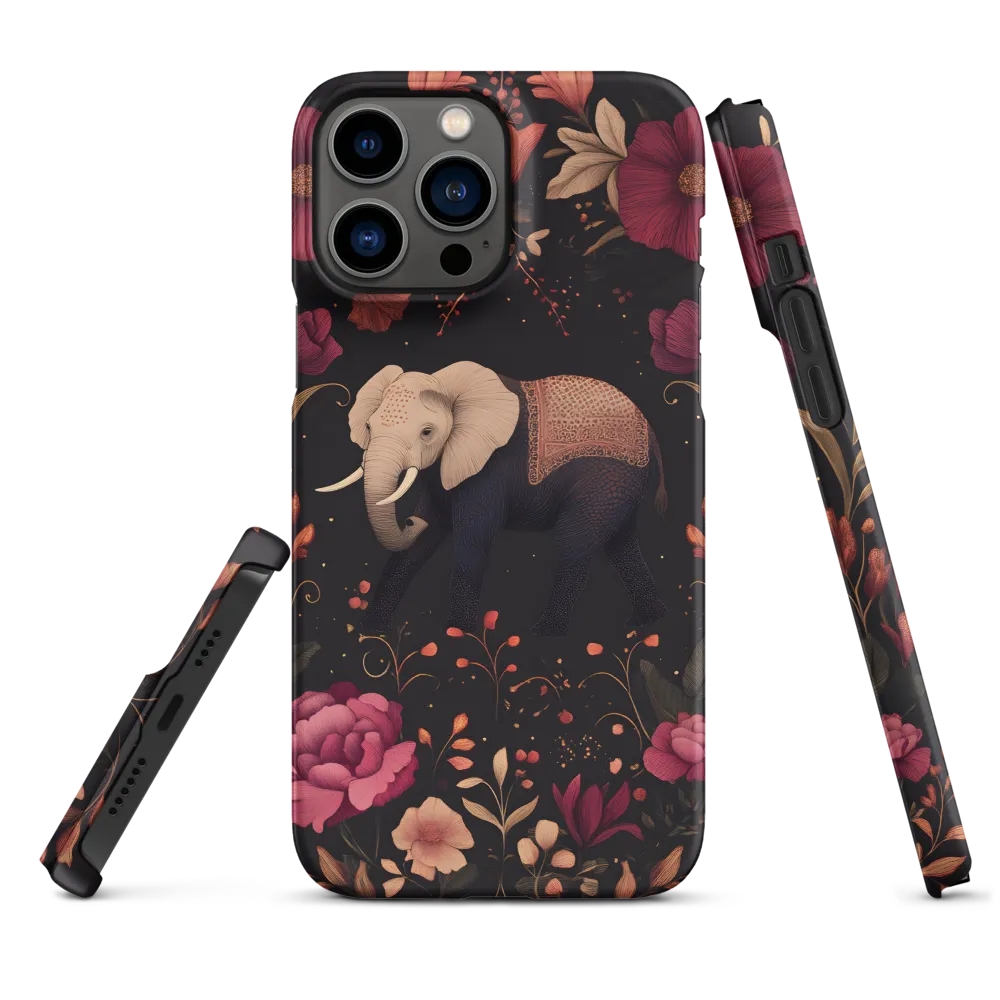 Whispers of the Wild: Elephants and Blooms