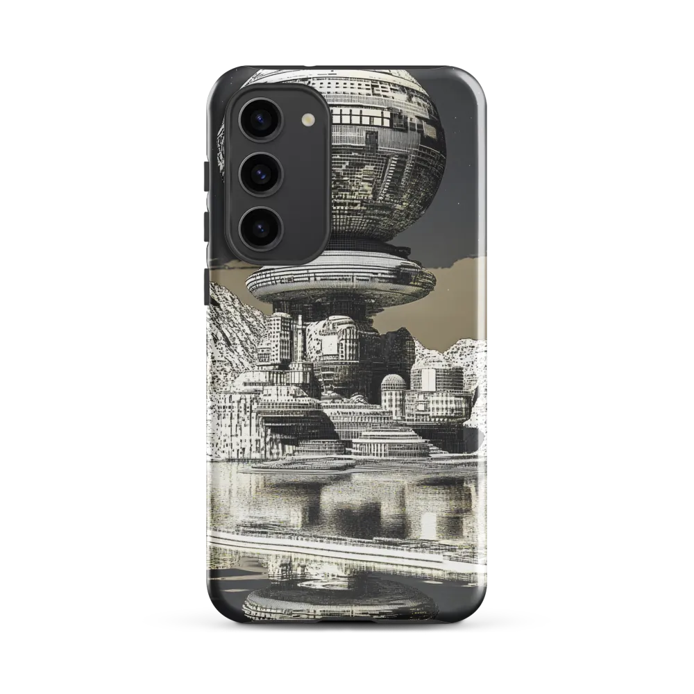 Reflections of a Futuristic Dreamscape | Phone Case |  S23 Plus | Tough Case | Glossy