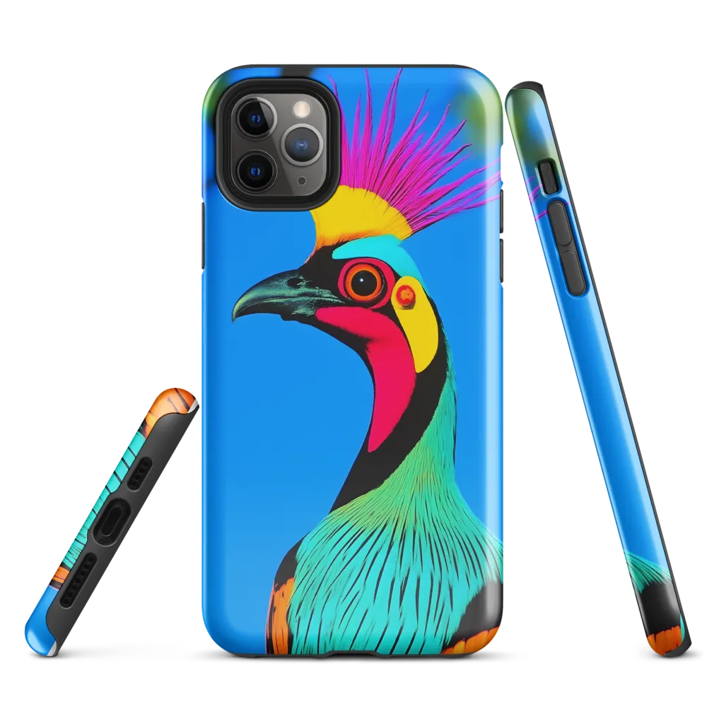 Whimsical Avian Portrait | Phone Case |  11 Pro Max | Tough Case | Glossy