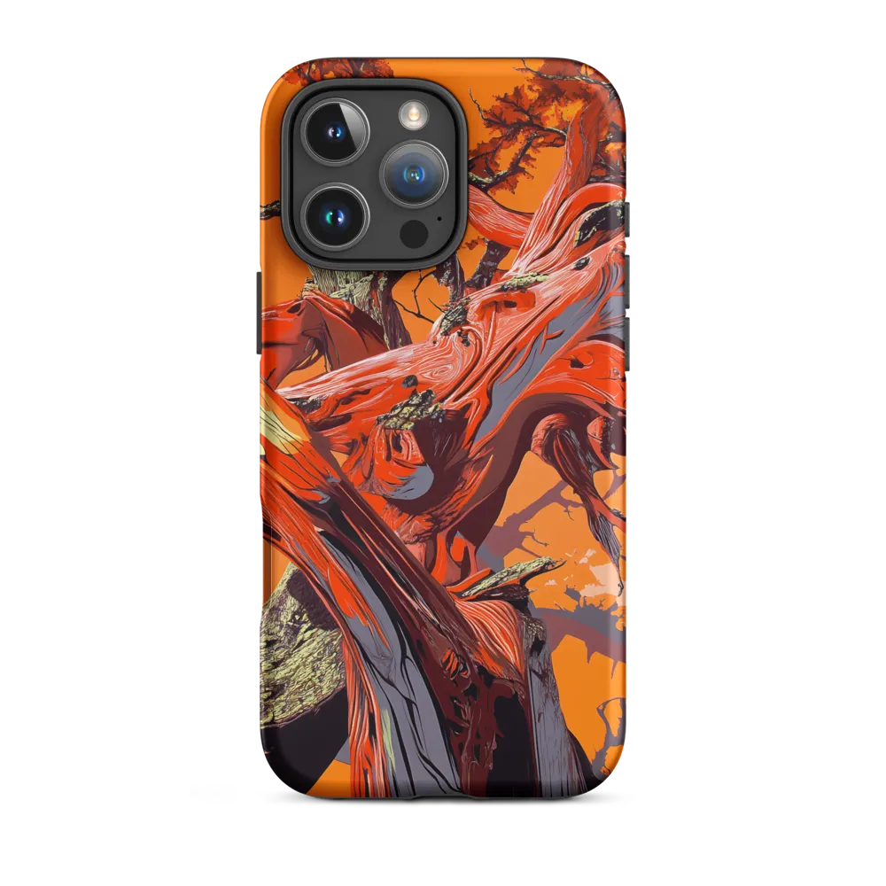 Life in Motion: An Abstract Tree | Phone Case |  16 Pro Max | Tough Case | Matte
