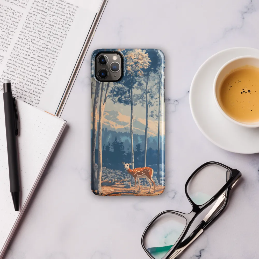 Whispers of the Forest: A Serene Encounter | Phone Case |  11 Pro Max | Snap Case | Glossy