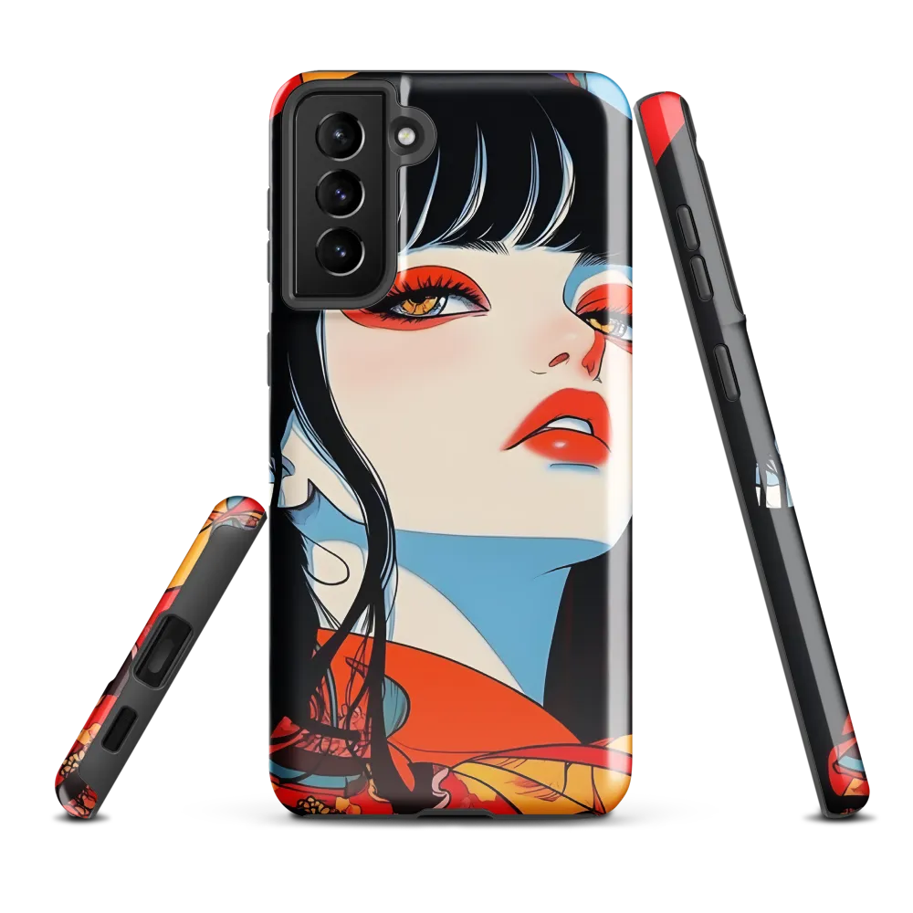 Vibrant Elegance | Phone Case |  S21 Plus | Tough Case | Glossy