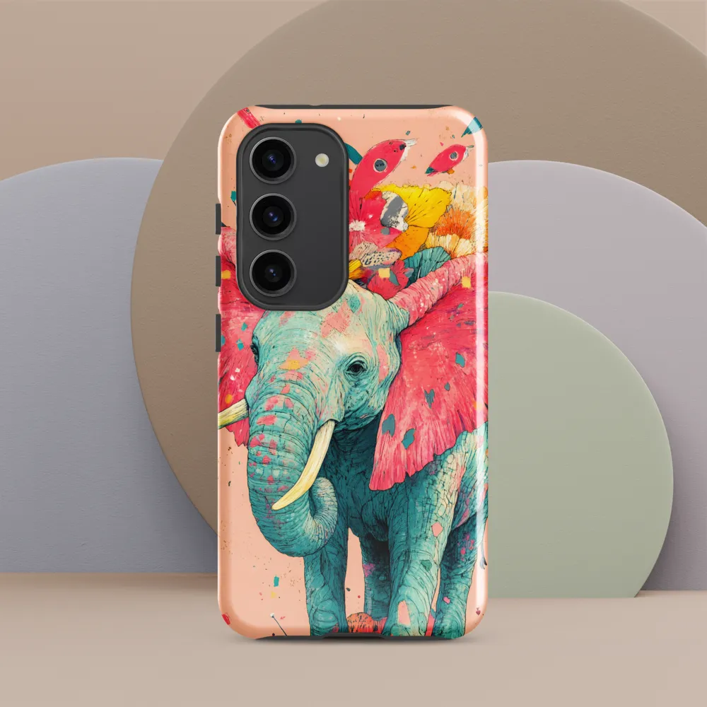 Whimsical Elegance: The Floral Elephant