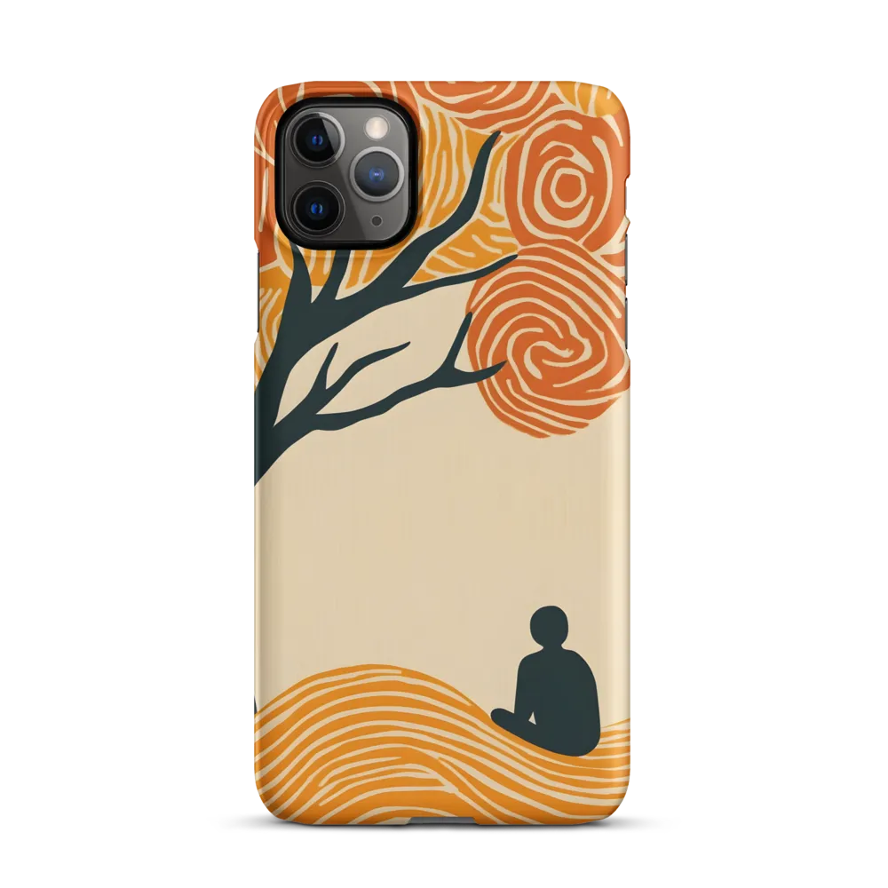 Silent Reflections under Swirling Leaves