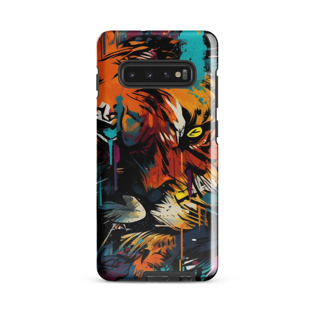 Fierce Majesty: The Lion's Roar | Phone Case |  S10 Plus | Tough Case | Glossy