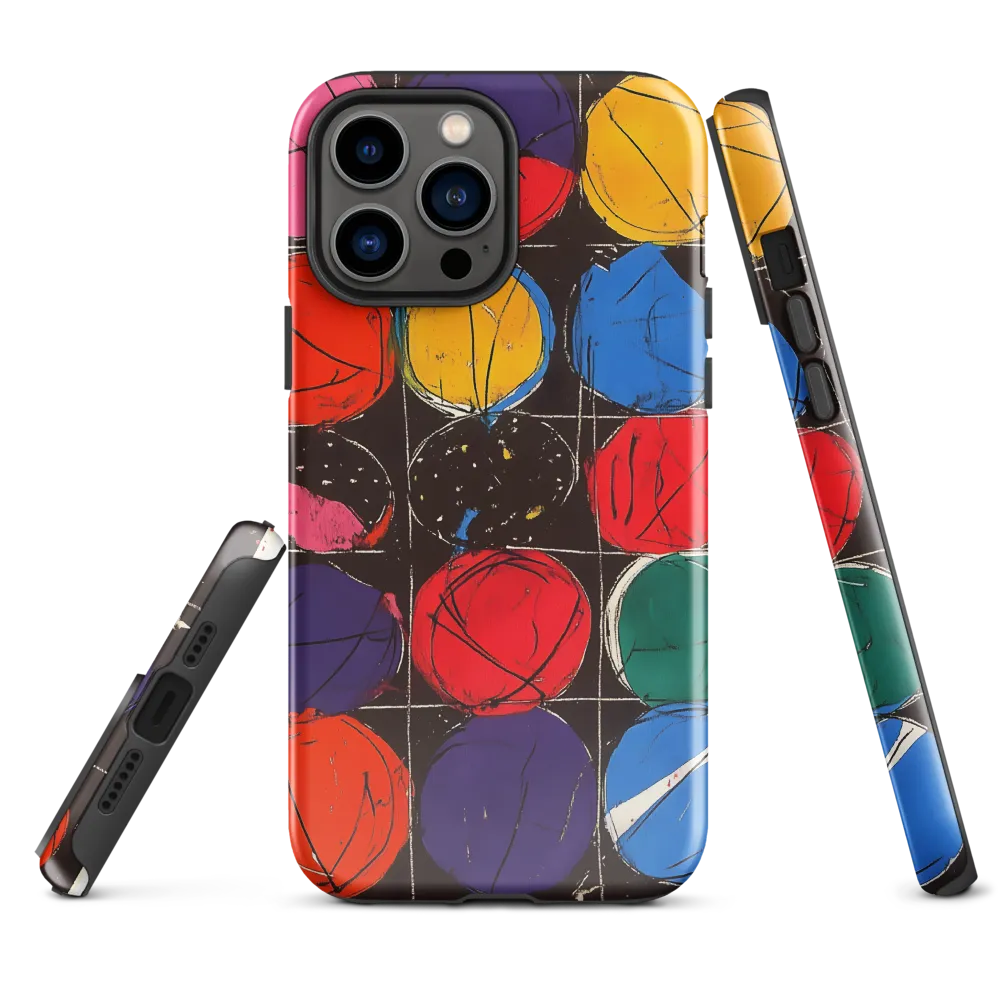 Colorful Circles in Abstract Harmony