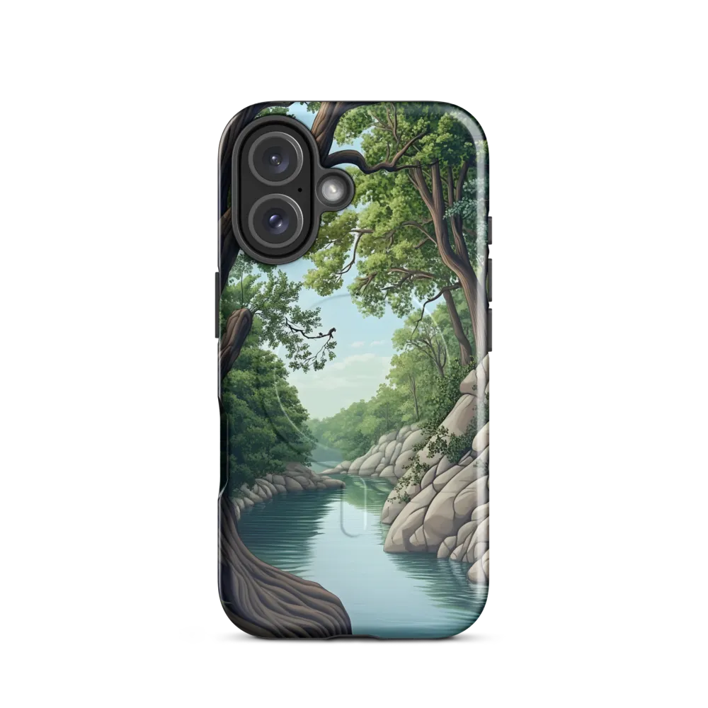 Tranquil Reflections: A Serene River Landscape