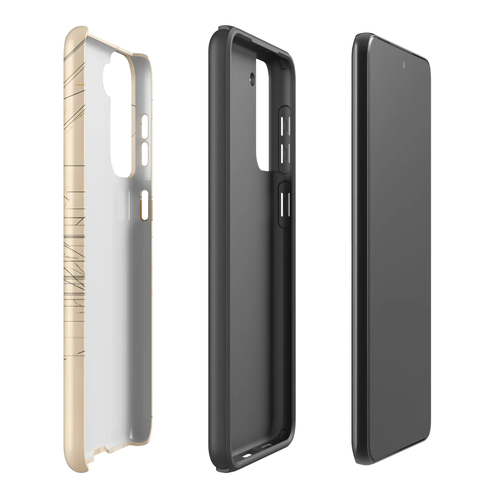 Abstract Profile: A Minimalist Exploration | Phone Case |  S21 Plus | Tough Case | Matte