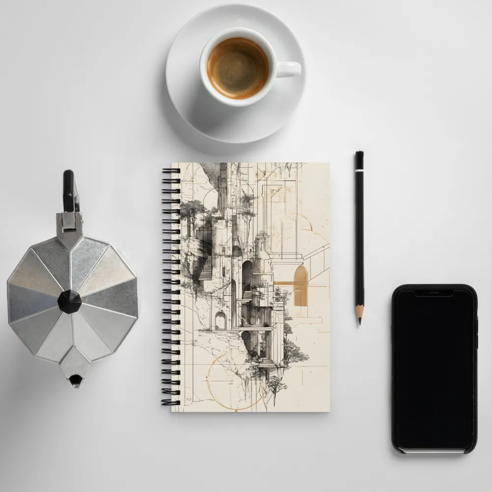 Ethereal Architectures | Spiral Notebook