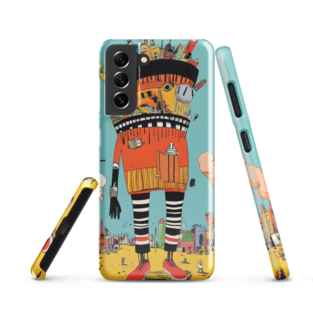 Urban Fantasia: A Whimsical Encounter | Phone Case |  S21 | Snap Case | Glossy