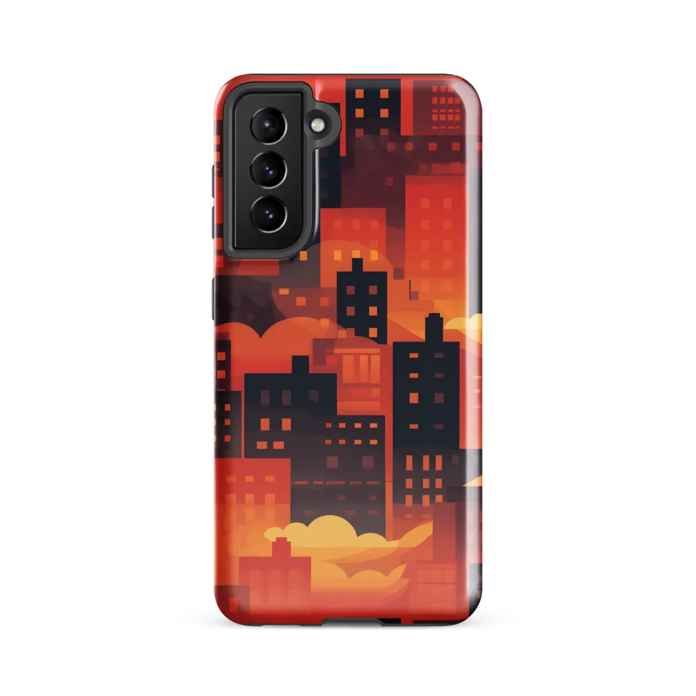Radiance of the Urban Horizon | Phone Case |  S21 FE | Tough Case | Glossy