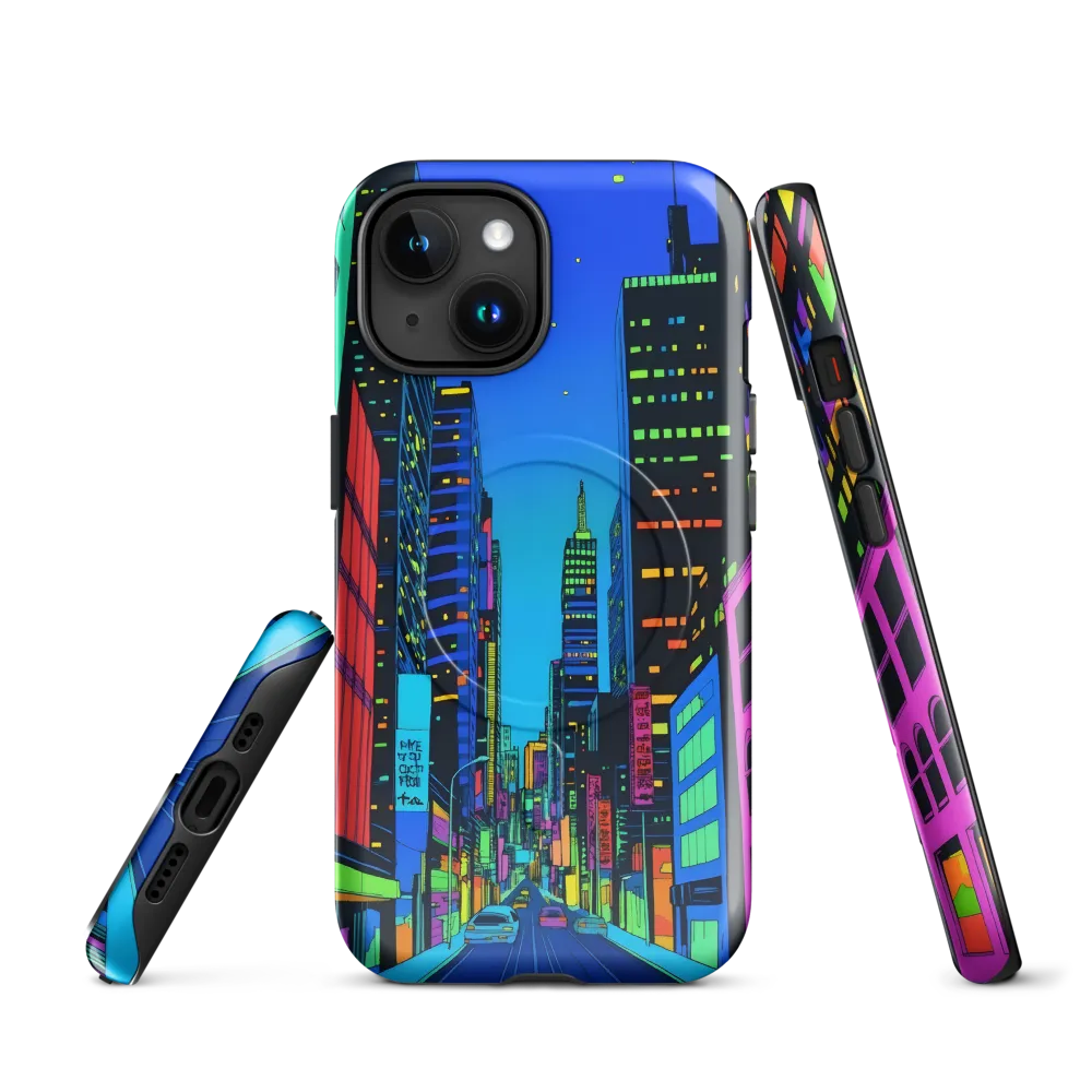 Neon Dreamscape: A Futuristic City at Dusk