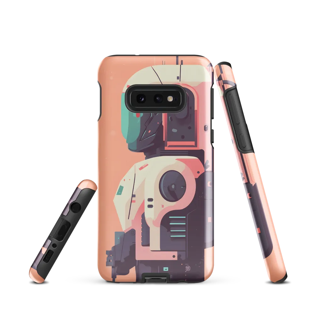 Futuristic Astronaut Bot | Phone Case |  S10e | Tough Case | Glossy