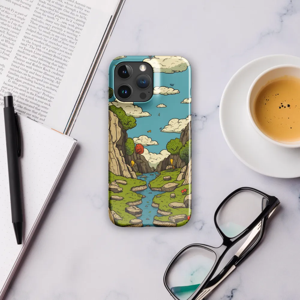 Whimsical Serenity: A Canyon Landscape