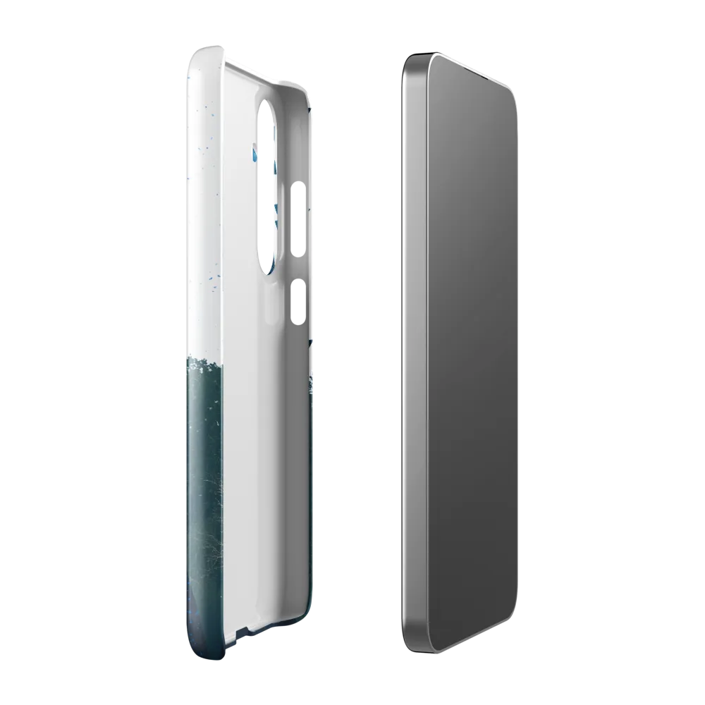 Blue Contemplation | Phone Case |  S24 Plus | Snap Case | Glossy