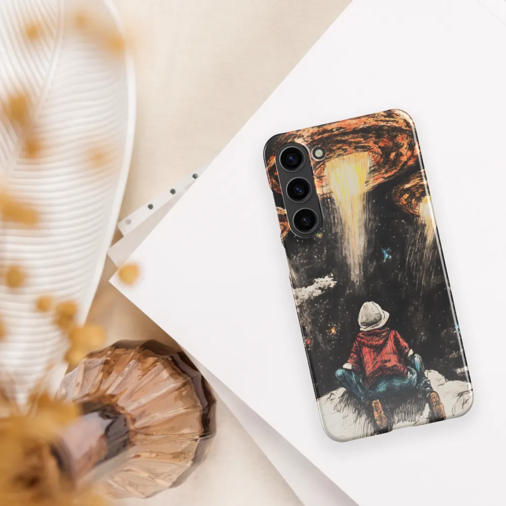 Gazing into the Unknown: A Child's Wonder in Space