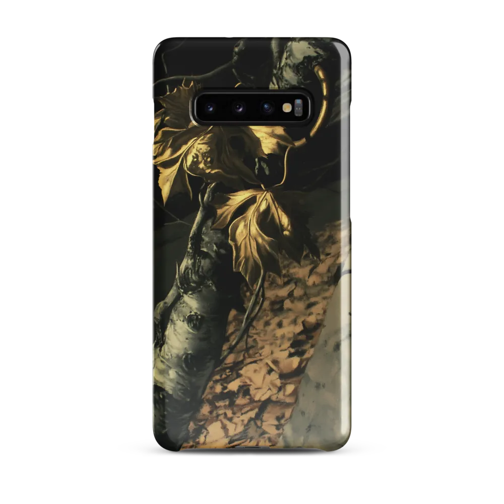 Golden Serenity: A Close Encounter with Nature | Phone Case |  S10 Plus | Snap Case | Glossy