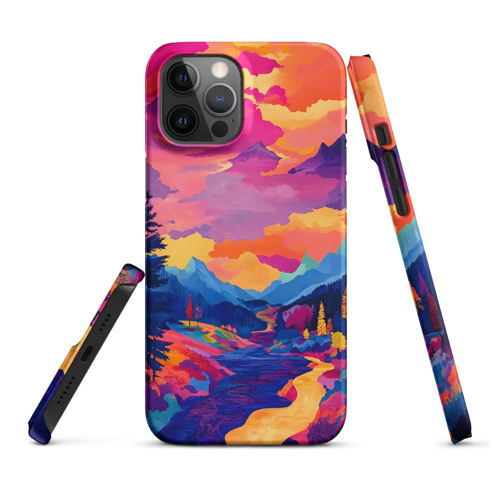 Radiant Serenity: A Surreal Landscape | Phone Case |  12 Pro Max | Snap Case | Matte