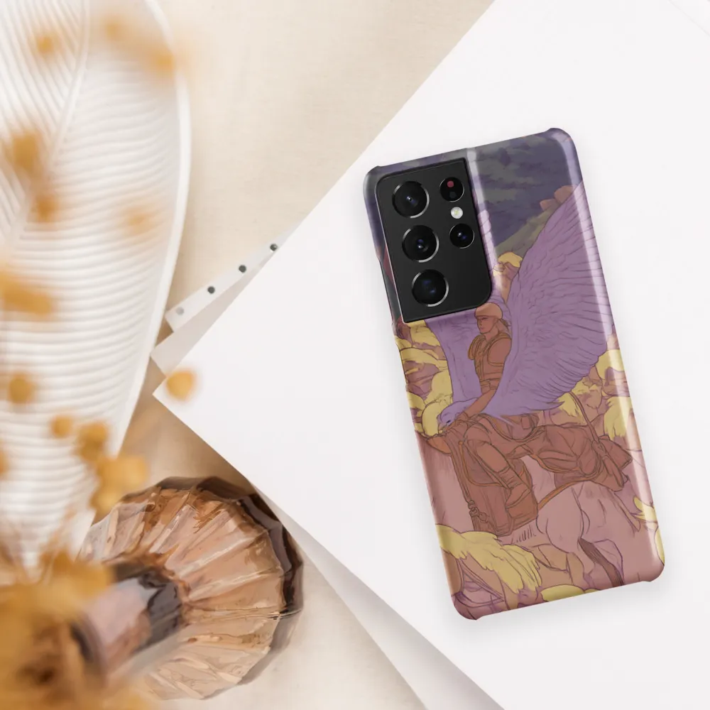 The Winged Guardian | Phone Case |  S21 Ultra | Snap Case | Matte