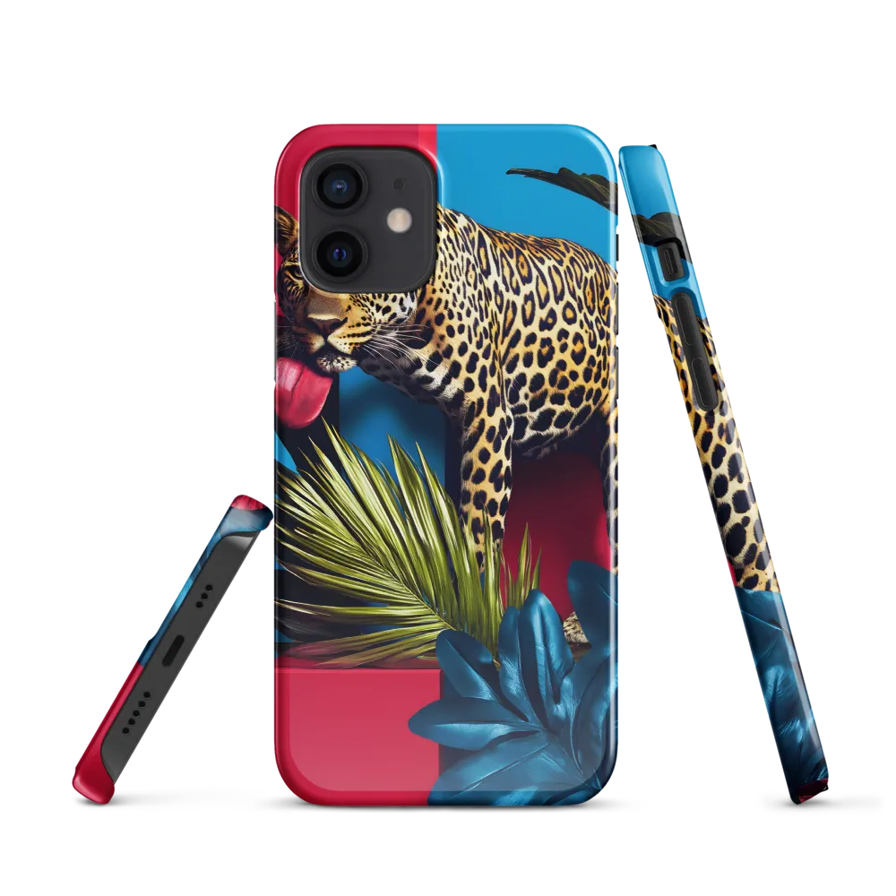 Playful Leopard in Vibrant Paradise