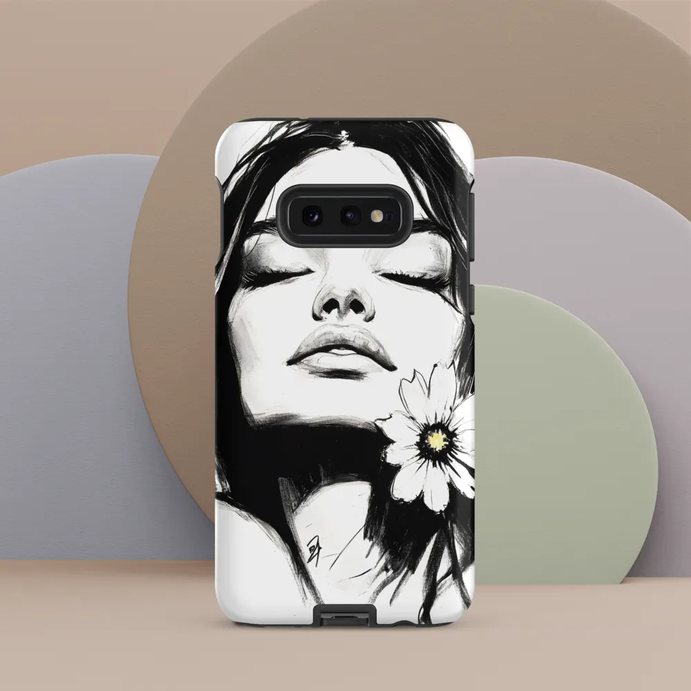 Serenity in Ink | Phone Case |  S10e | Tough Case | Matte