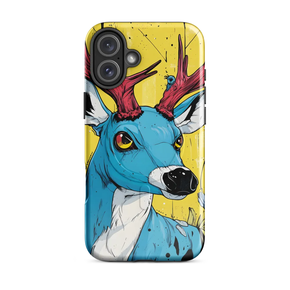 Vivid Antlers: A Modern Take on Nature