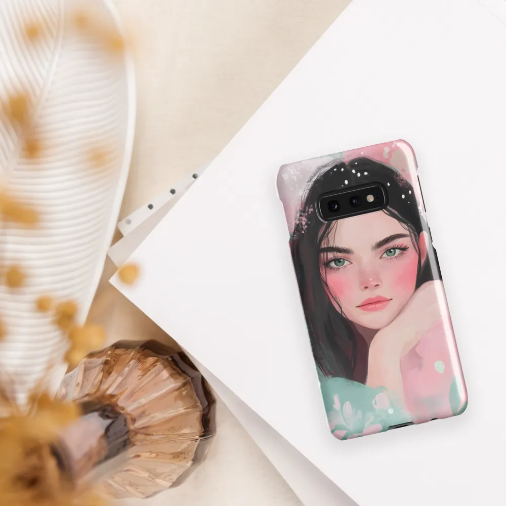 Mint & Rose — Portrait in Pastel Washes