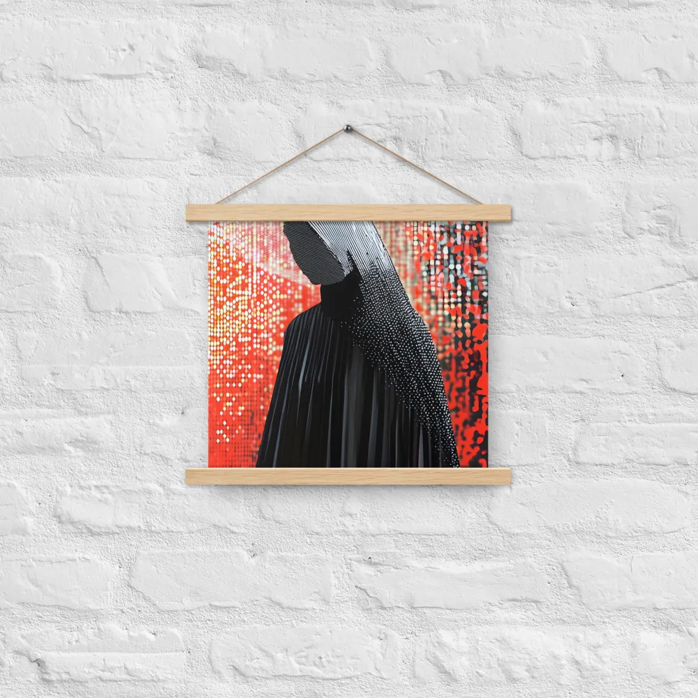 Veil of Modernity | Poster With Oak Wood Hanger | 14″×14″